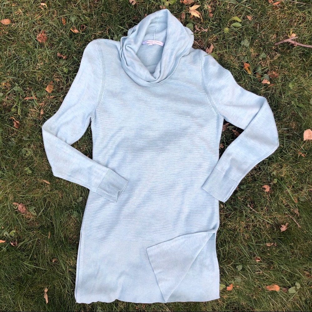 Adrienne Vittadini cowl neck sweater M